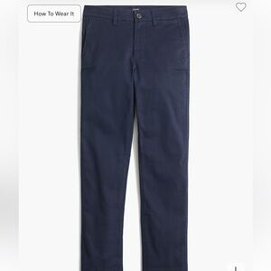 J Crew Factory High-rise girlfriend chino pant